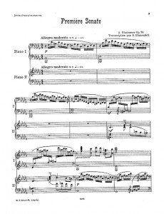 Alexander Glazunov Piano Sheet Music